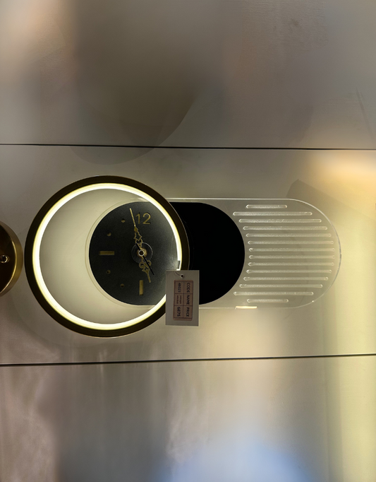 Modern Minimalist LED Backlit Wall Clock