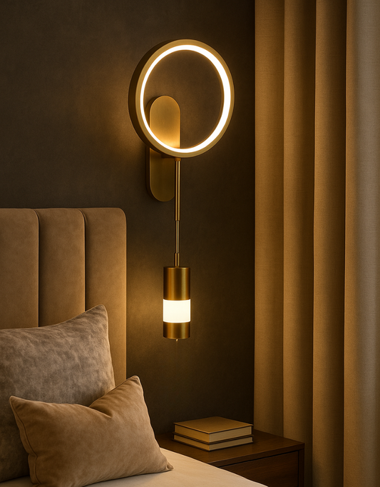 Modern Floral LED Wall Sconce | Petal Design Accent Light