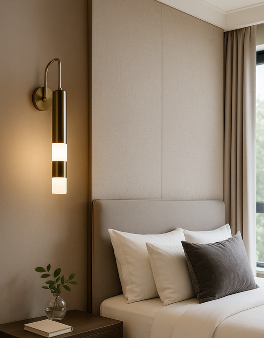 Sleek Cylindrical LED Pathway Light | Modern Outdoor Luminaire