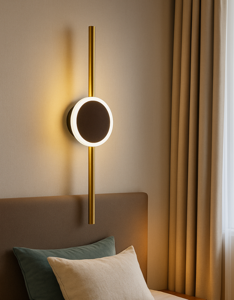 Tall Cylindrical LED Bollard Light | Contemporary Pathway Illumination
