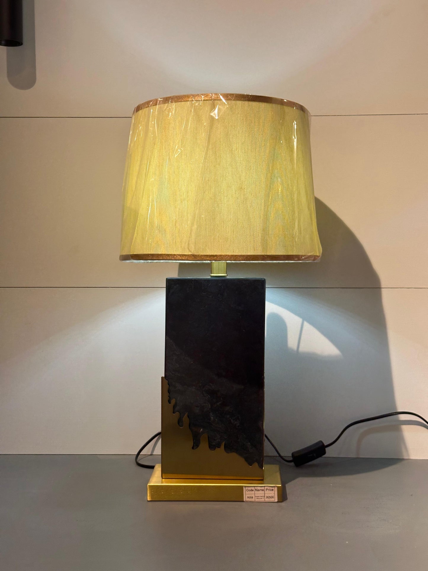 Classic Bronze-Tone Bedside Table Lamp - Textured Base & Traditional White Shade